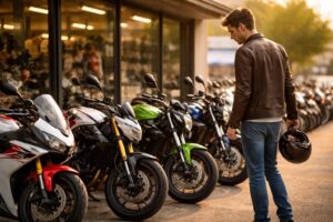 découvrez nos conseils pour bien choisir votre première moto d’occasion, alliant sécurité, budget et plaisir de conduite.