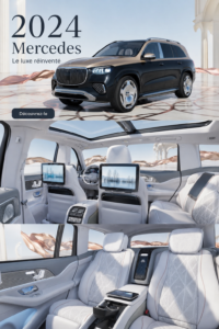 Mercedes-Maybach GLS600 2024, SUV de luxe avec design élégant