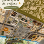 Plafond de voiture décoré avec des motifs colorés