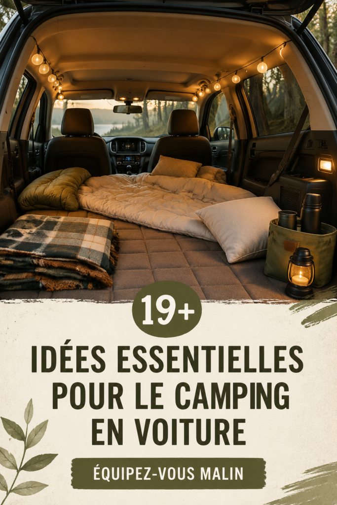 Un camping car avec des équipements essentiels pour un voyage confortable.
