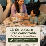 Une voiture avec un aménagement intérieur confortable pour un road trip