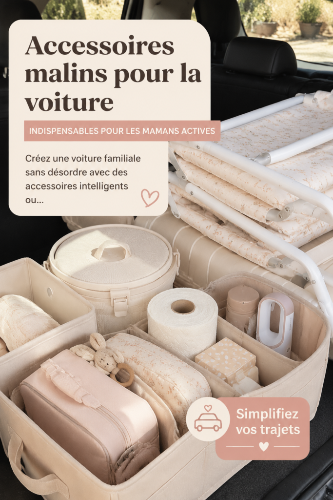 Accessoires de voiture pratiques pour mamans à la recherche d'organisation