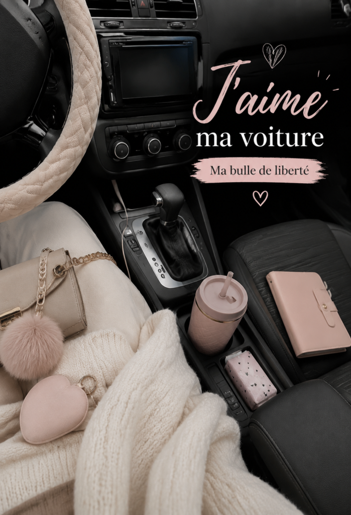 Un photographié d'une voiture brillante sous le soleil, symbolisant l'amour pour son véhicule.